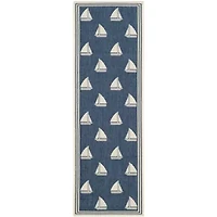 Safavieh Courtyard Collection Palden Geometric Indoor/Outdoor Runner Rug