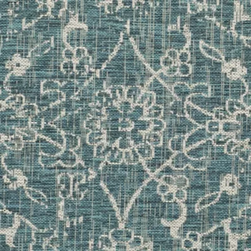Safavieh Courtyard Collection Clarissa Oriental Indoor/Outdoor Square Area Rug