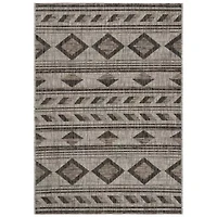 Safavieh Courtyard Collection Luana Geometric Indoor/Outdoor Area Rug