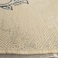 Safavieh Courtyard Collection Dedrick Medallion Indoor/Outdoor Runner Rug