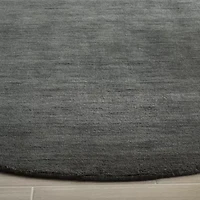 Safavieh Himalaya Collection Letters Solid Round Area Rug