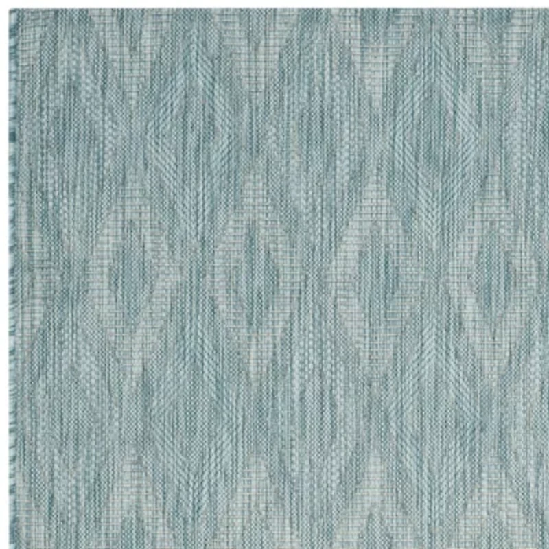 Safavieh Courtyard Collection Elisa Geometric Indoor/Outdoor Square Area Rug