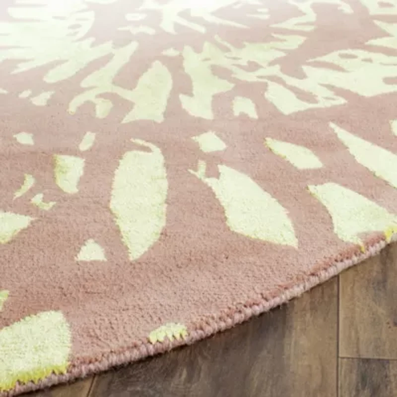 Safavieh Capri Collection Almira Geometric Round Area Rug