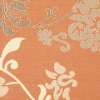 Safavieh Courtyard Collection Cole Floral Indoor/Outdoor Runner Rug