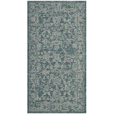 Safavieh Courtyard Collection Clarissa Oriental Indoor/Outdoor Area Rug
