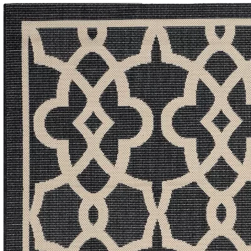Safavieh Courtyard Collection Ariana Oriental Indoor/Outdoor Area Rug