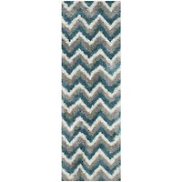 Safavieh Shag Kids Collection Byron Geometric Runner Rug