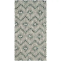 Safavieh Courtyard Collection Lexine Chevron Indoor/Outdoor Area Rug