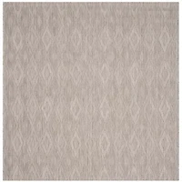 Safavieh Courtyard Collection Elisa Geometric Indoor/Outdoor Square Area Rug