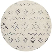 Safavieh Casablanca Collection Lula Geometric Round Area Rug