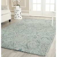 Safavieh Ikat Collection Cheshunt Geometric Square Area Rug