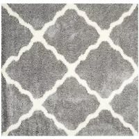 Safavieh Montreal Shag Collection Grover Geometric Square Area Rug