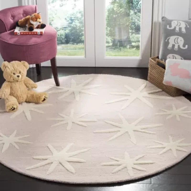 Safavieh Kids Collection Alexus Geometric Round Area Rug