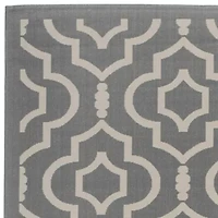 Safavieh Courtyard Collection Meryll Geometric Indoor/Outdoor Runner Rug