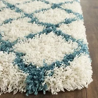 Safavieh Shag Kids Collection Crofton Geometric Runner Rug