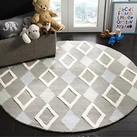 Safavieh Kids Collection Naples Geometric Round Area Rug