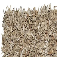 Safavieh Leather Shag Collection Akilah Solid Runner Rug