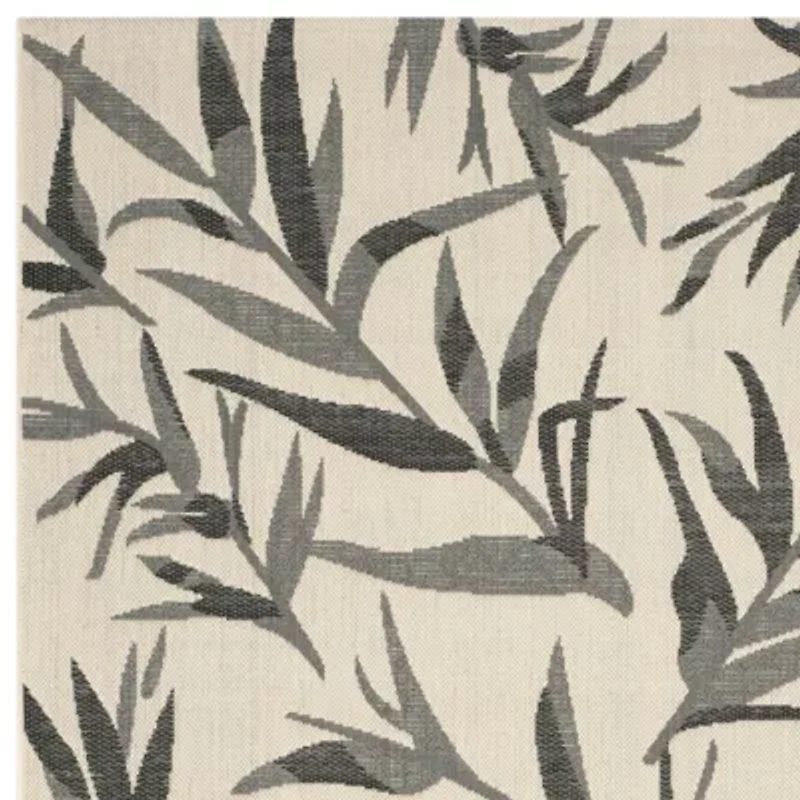 Safavieh Courtyard Collection Windsor Floral Indoor/Outdoor Area Rug