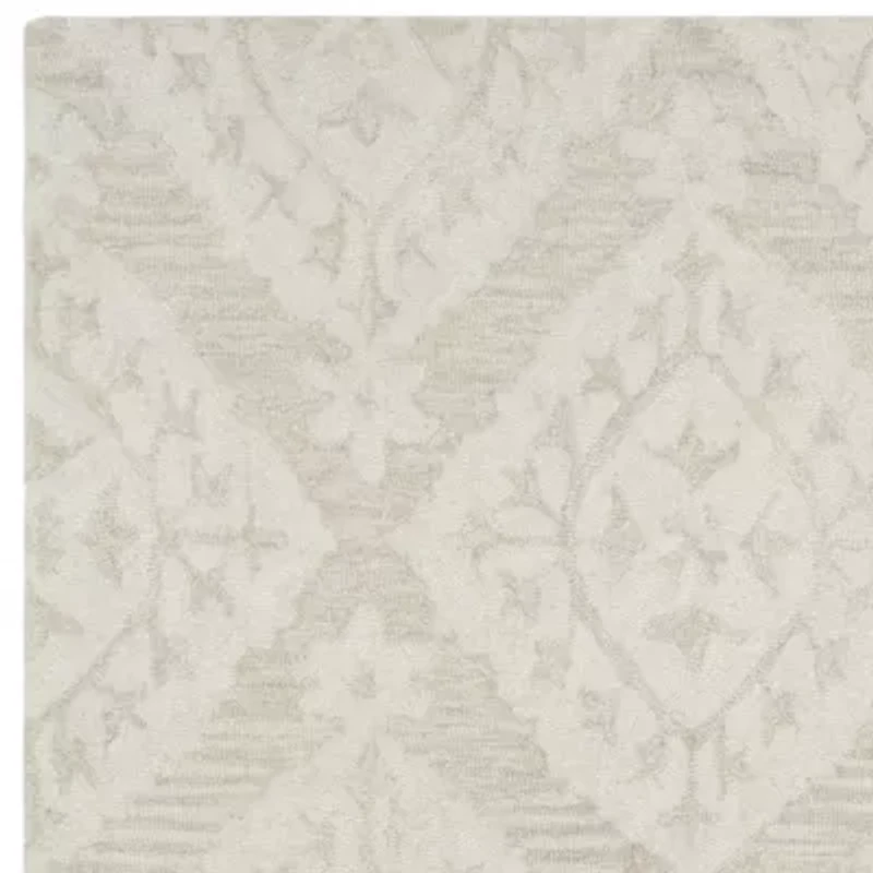Safavieh Micro-Loop Collection Tracery Damask Runner Rug