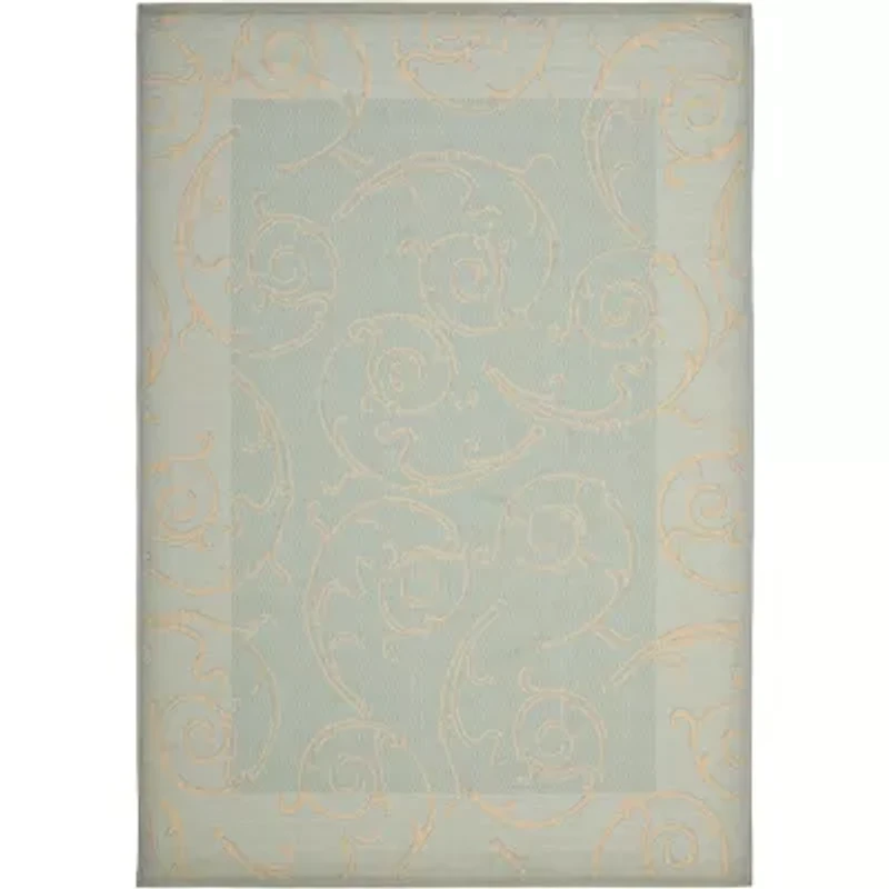 Safavieh Courtyard Collection Cletus Geometric Indoor/Outdoor Area Rug