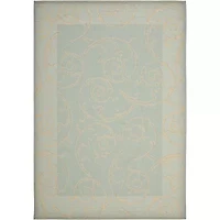 Safavieh Courtyard Collection Cletus Geometric Indoor/Outdoor Area Rug