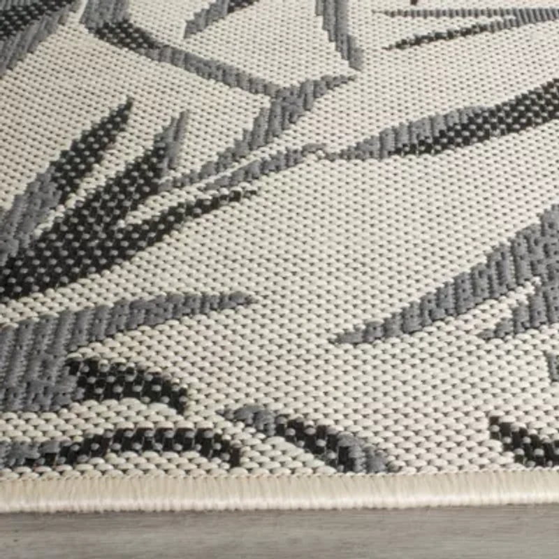 Safavieh Courtyard Collection Windsor Floral Indoor/Outdoor Area Rug