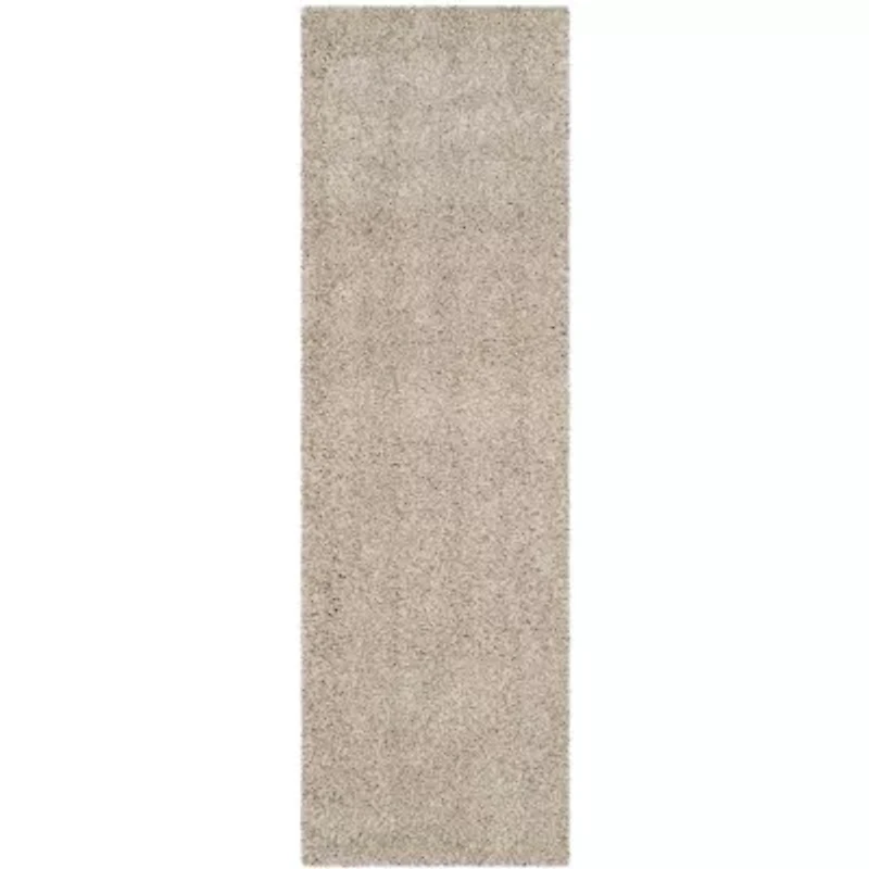 Safavieh Santa Monica Shag Collection Ainsley Solid Runner Rug