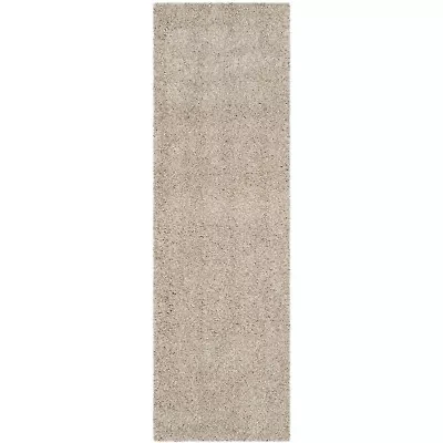 Safavieh Santa Monica Shag Collection Ainsley Solid Runner Rug