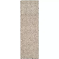 Safavieh Santa Monica Shag Collection Ainsley Solid Runner Rug