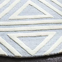 Safavieh Kids Collection Elijah Geometric Round Area Rug