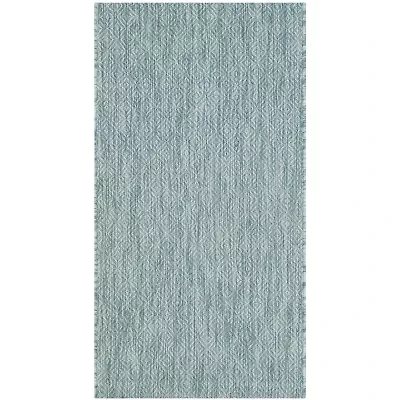Safavieh Courtyard Collection Monroe Stripe Indoor/Outdoor Area Rug