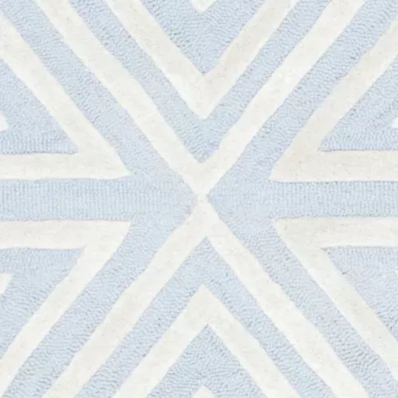 Safavieh Kids Collection Elijah Geometric Round Area Rug