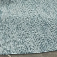 Safavieh Courtyard Collection Elisa Geometric Indoor/Outdoor Square Area Rug