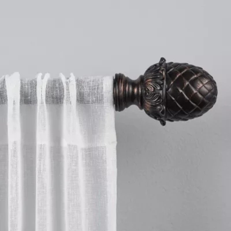 Exclusive Home Curtains Acorn 1 Adjustable Curtain Rod