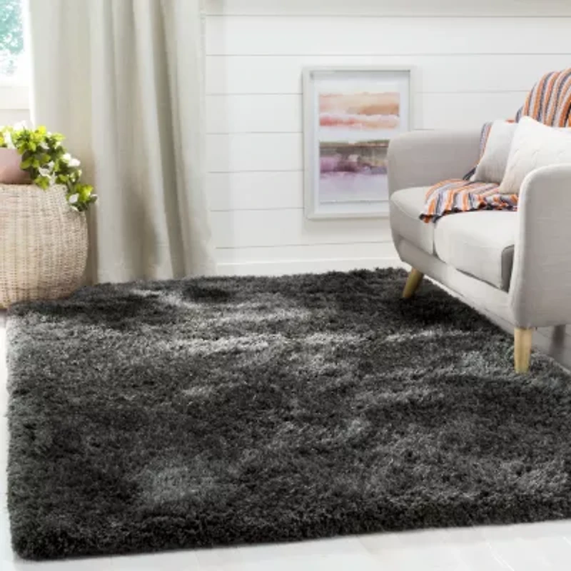 Safavieh Supreme Shag Collection Kostadin Solid Area Rug