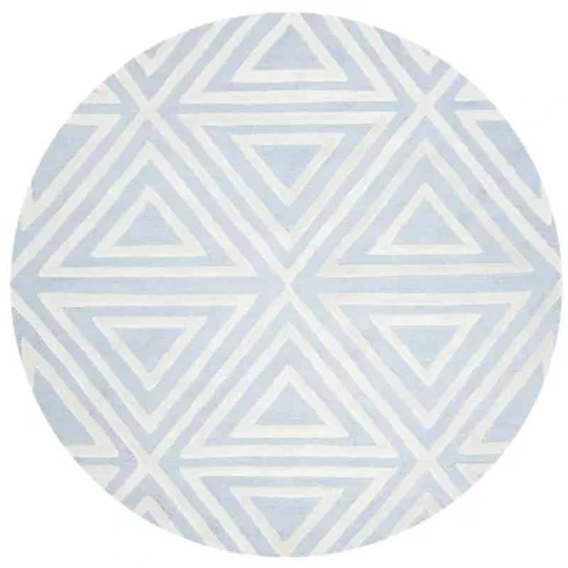 Safavieh Kids Collection Elijah Geometric Round Area Rug