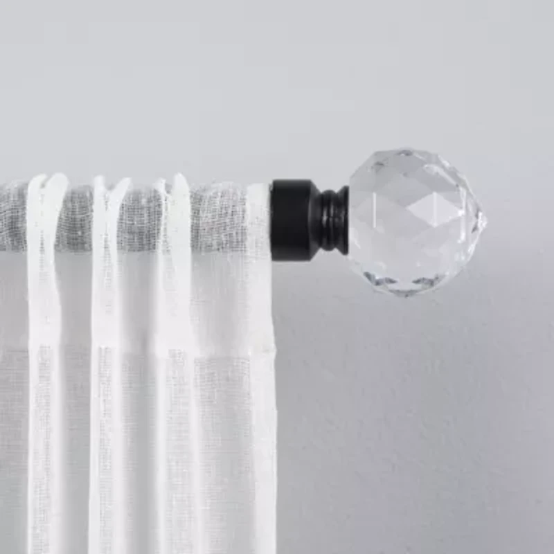 Exclusive Home Curtains Crystal Ball 1 Adjustable Curtain Rod