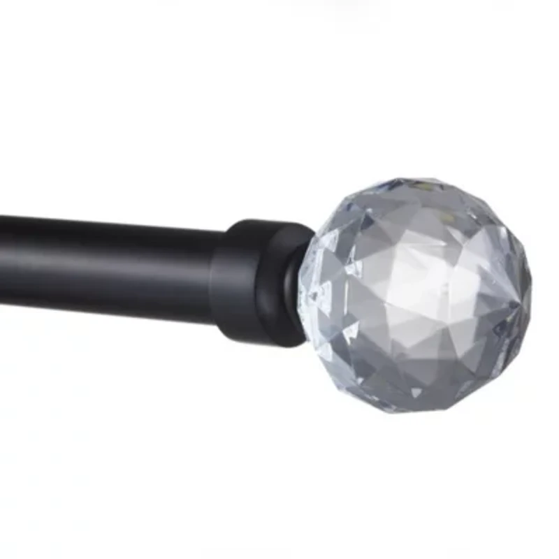 Exclusive Home Curtains Crystal Ball 1 Adjustable Curtain Rod