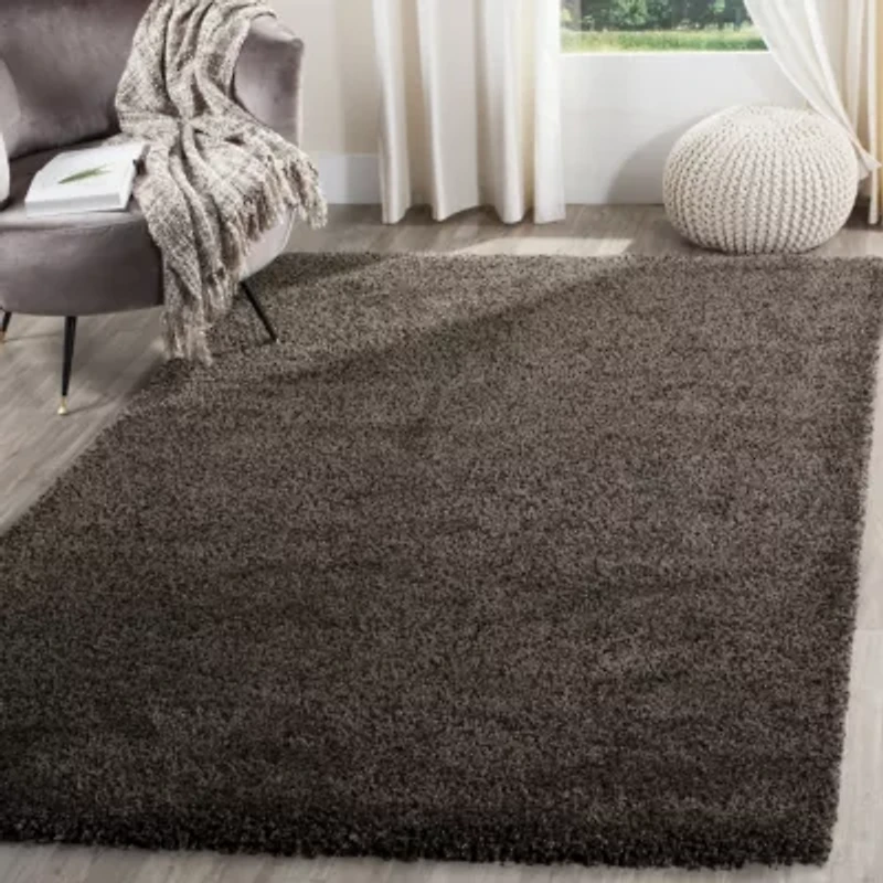 Safavieh Santa Monica Shag Collection Ainsley Solid Area Rug