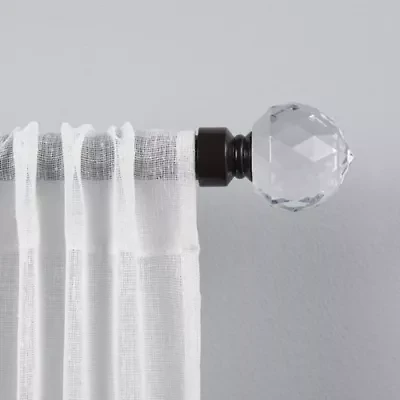 Exclusive Home Curtains Crystal Ball 1 Adjustable Curtain Rod
