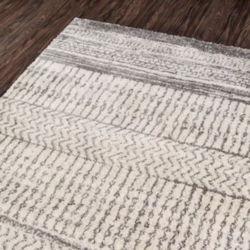 Momeni Lima 2 Abstract Shag Indoor Rectangular Accent Rug