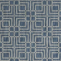 Safavieh Courtyard Collection Adelaide Geometric Indoor/Outdoor Round Area Rug