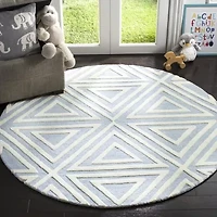 Safavieh Kids Collection Elijah Geometric Round Area Rug