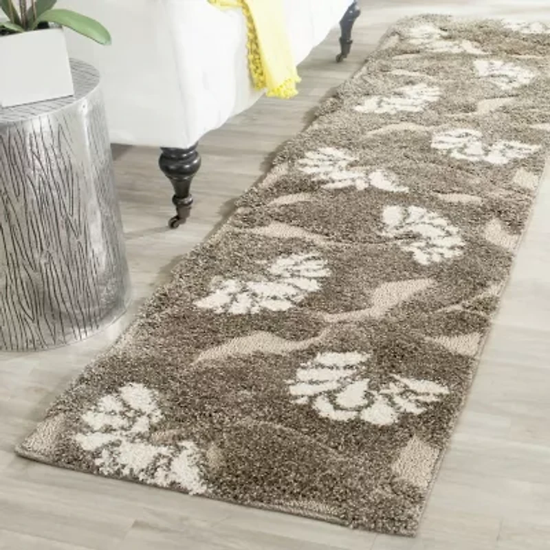 Safavieh Shag Collection Emmett Geometric Runner Rug