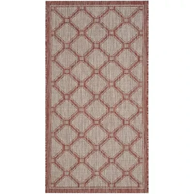 Safavieh Courtyard Collection Corrine Oriental Indoor/Outdoor Area Rug