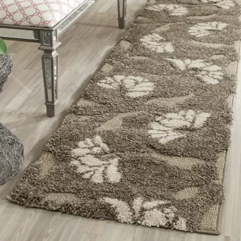 Safavieh Shag Collection Emmett Geometric Runner Rug