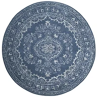 Safavieh Glamour Collection Dustin Oriental Round Area Rug