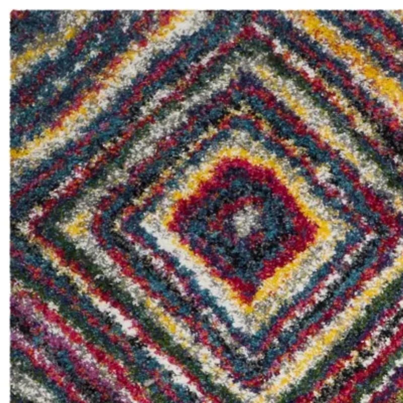 Safavieh Bloom Geometric Shag Rectangular Rugs