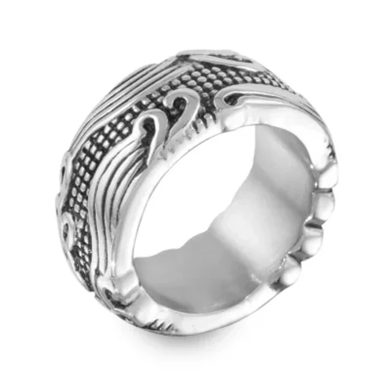 Mens 11M Stainless Steel Wedding Band