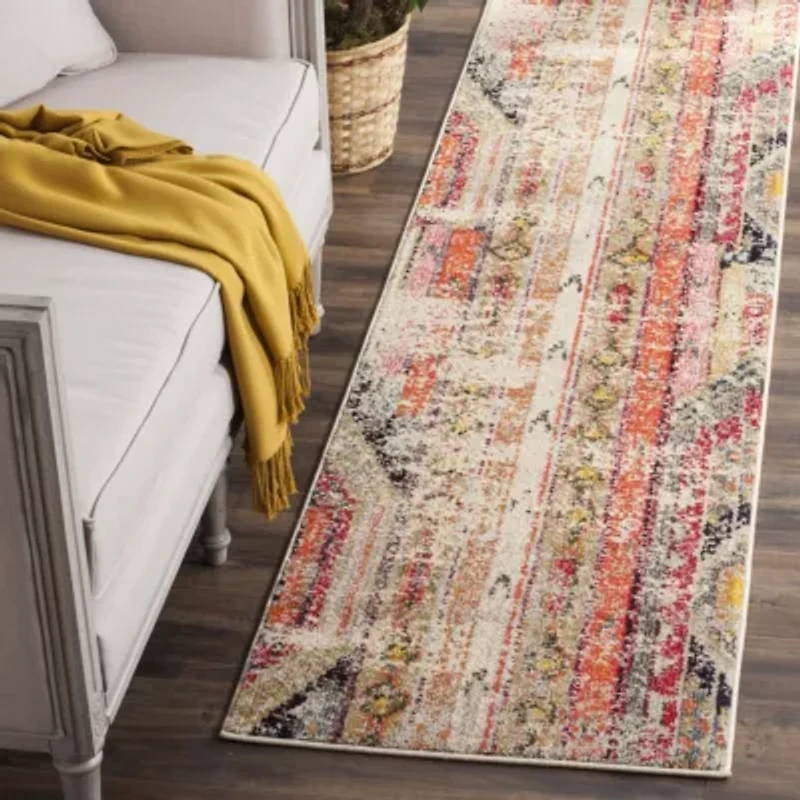 Safavieh Monaco Collection Cedric Abstract RunnerRug
